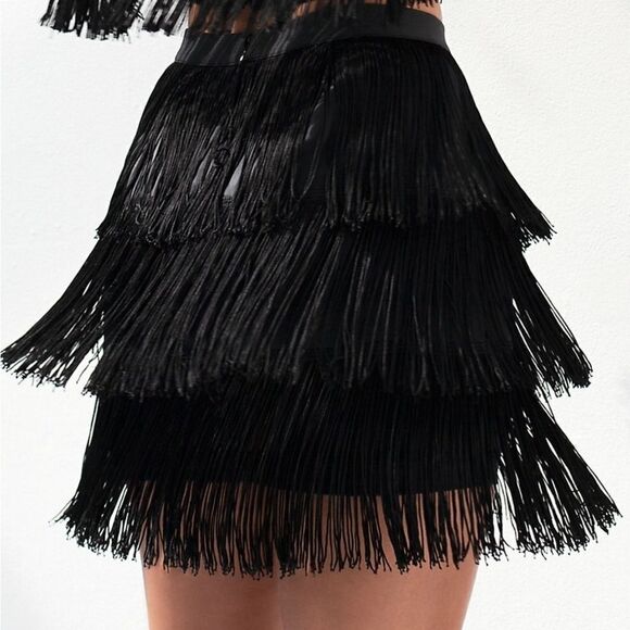 ARITZIA Ten by Babaton Mirage Skirt Black Size 0 - Picture 2 of 13